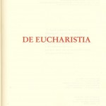 De Eucharistia - prima pagina