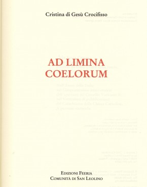 Ad Limina Coelorum - copertina 2